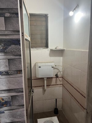 Bathroom in 1 RK Apartment at Ayodhya CHS Ghansoli, Ghansoli – for Sale