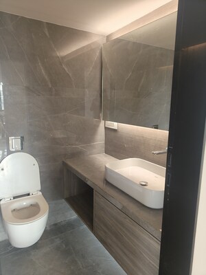 Bathroom in 2 BHK Apartment at Dhaval Sunrise Orlem, Malad West – for Rent