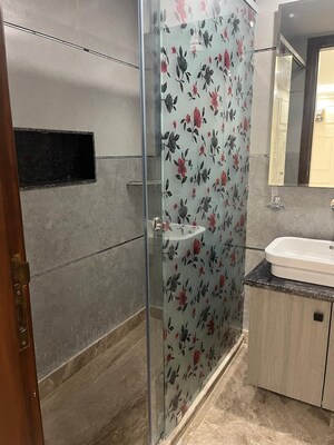 Bathroom in 4 BHK Builder Floor at Greater Kailash – for Rent