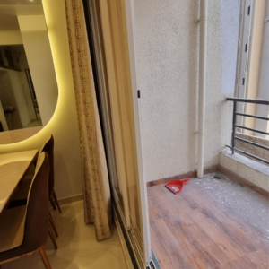 Balcony in 2 BHK Apartment at Ashapura Galaxy, Ambivali – for Sale