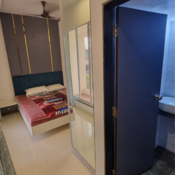 Bedroom in 2 BHK Apartment at Ashapura Galaxy, Ambivali – for Sale