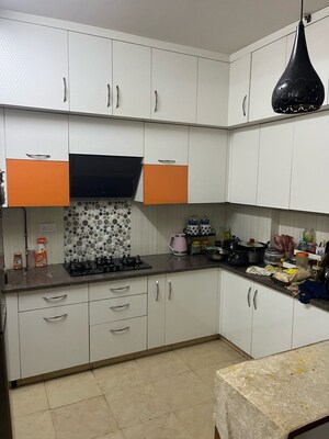 Kitchen in 3 BHK Apartment at Purvanchal Royal City, Chi V Greater Noida – for Sale