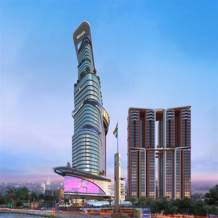 Exterior View, brigade-gateway 3.5 Bedroom 3354 Sq.Ft. Apartment In Gowlidoddy Hyderabad 9263815