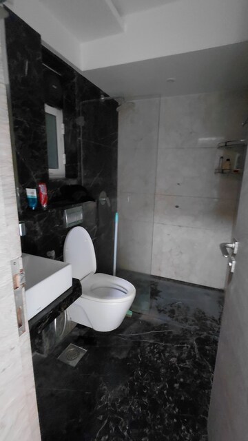 Bathroom in 3 BHK Apartment at Kabra Metro One, Andheri West – for Rent
