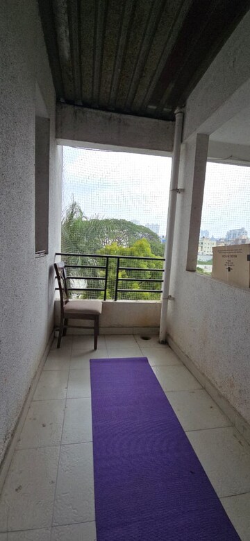 Balcony in 1 BHK Apartment at Wadgaon Sheri – for Rent