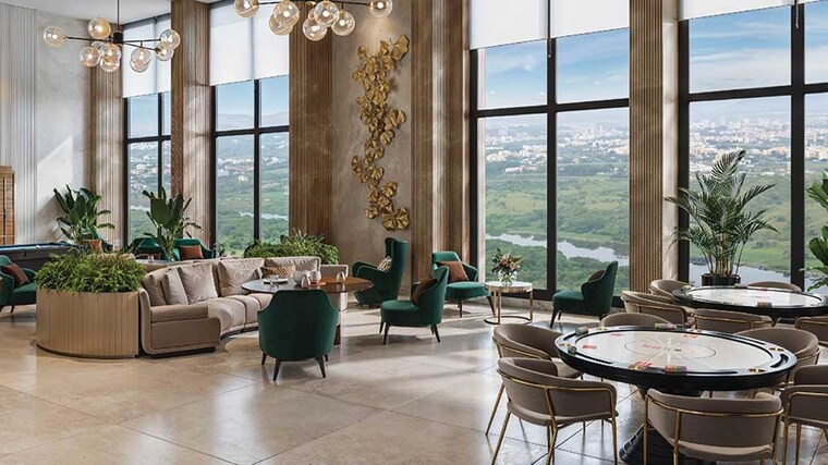 Living Room, kharadi 3 Bedroom 1497 Sq.Ft. Apartment In Kharadi Pune 9264012