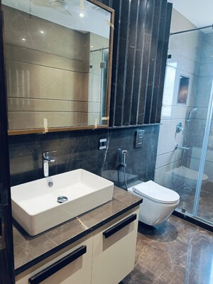 Attached Bathroom in 4 BHK Builder Floor at Green Park Extension – for Sale