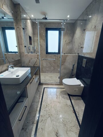 Bathroom in 4 BHK Builder Floor at Green Park Extension – for Sale
