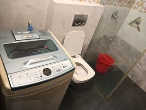 Bathroom in 3 BHK Apartment at Goel Ganga Acropolis, Baner – for Rent