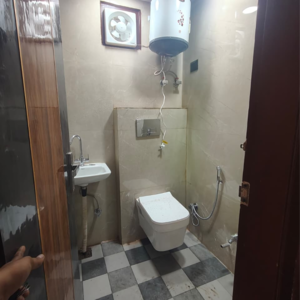 Bathroom in 3 BHK Builder Floor at Govindpuri – for Rent