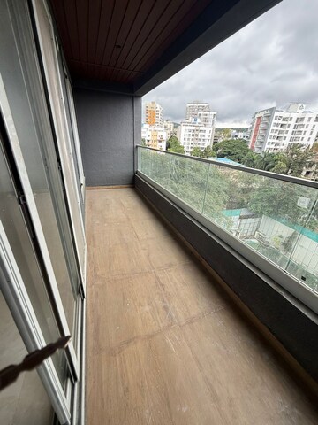 Balcony in 3 BHK Apartment at Badhekar Krishnakunj, Kothrud – for Rent