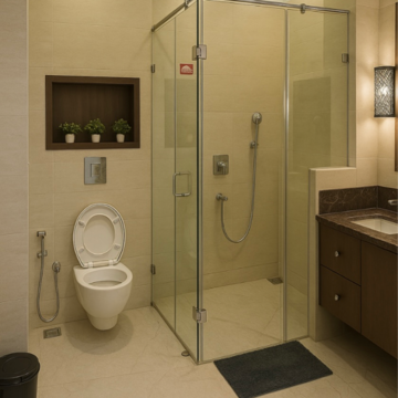 Bathroom in 6+ BHK Villa at DLF Garden Villas, Dlf Phase iv – for Sale
