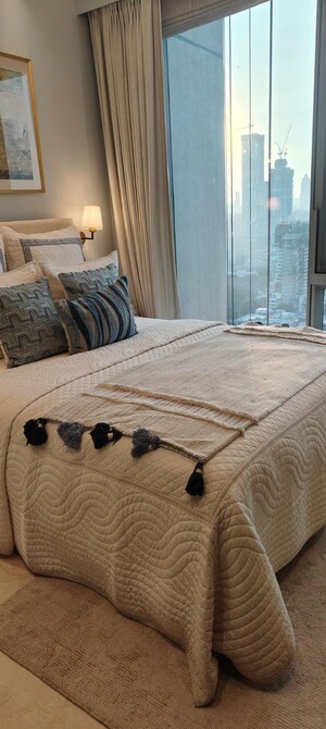 Bedroom in 4 BHK Apartment at Rustomjee Crown, Prabhadevi – for Rent