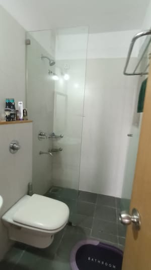 Bathroom in 2 BHK Apartment at Sheth Avalon, Laxmi Nagar – for Rent