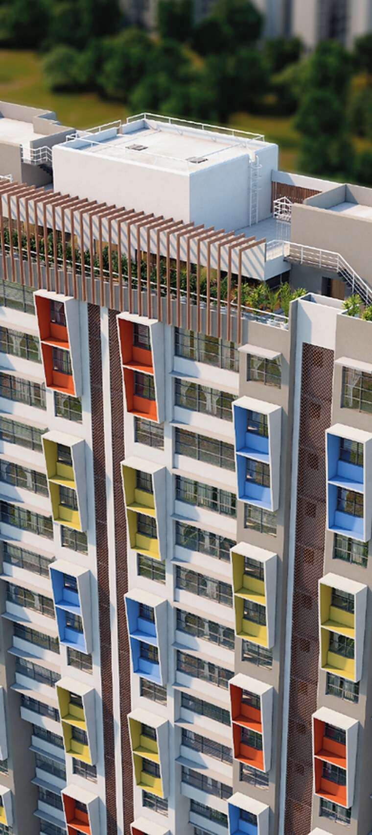 Exterior View, midcity-mansarovar 3 Bedroom 1115 Sq.Ft. Apartment In Kandivali West Mumbai 9264132