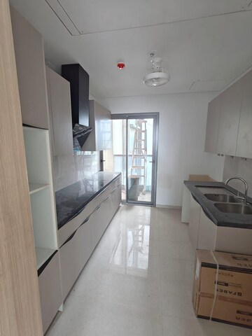 Kitchen in 4 BHK Apartment at Rustomjee Crown, Prabhadevi – for Rent