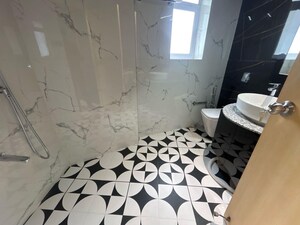 Bathroom in 3 BHK Apartment at Prabhadevi CHS, Prabhadevi – for Rent