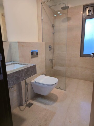 Bathroom in 3 BHK Apartment at Piramal Mahalaxmi, Mahalaxmi – for Rent