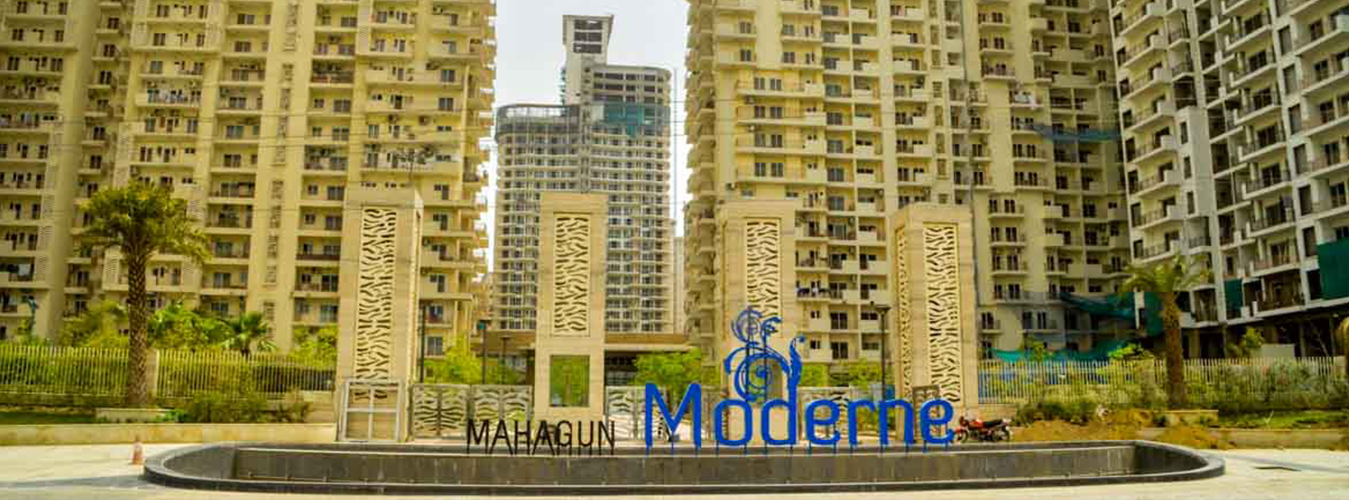 3 BHK + Study Room 1650 Sq.Ft. Apartment in Mahagun Moderne