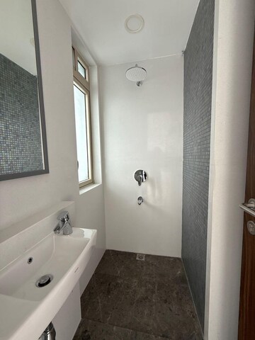 Bathroom in 3 BHK Apartment at Lodha World View, Worli – for Rent