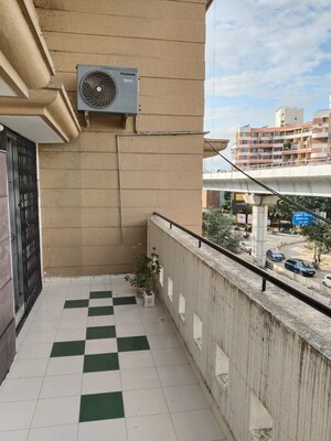 Balcony in 2 BHK Apartment at B U Bhandari Hill Side Phase I, Baner – for Rent