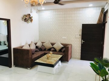 Living Room in 3 BHK Builder Floor at Dhakoli – for Rent