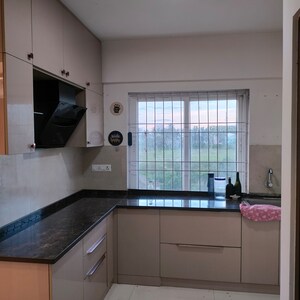 Kitchen in 3 BHK Apartment at Sowparnika Flamenco, Sarjapur – for Rent