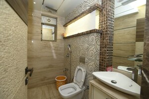 Bathroom in 2 BHK Apartment at Bandra West – for Rent