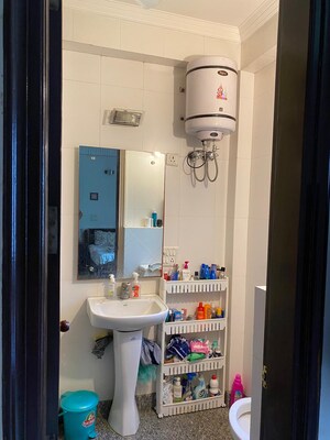 Bathroom in 3 BHK Builder Floor at East Of Kailash – for Sale