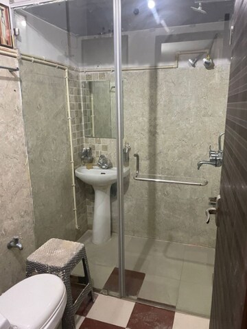 Bathroom in 3 BHK Apartment at Nand Residency, Malviya Nagar – for Sale