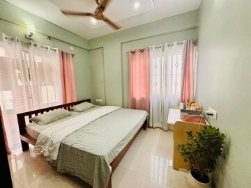 Bedroom in 2 BHK Apartment at Aryan Pebble Bay, Thanisandra – for Rent