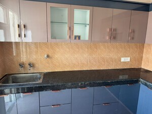 Kitchen in 3 BHK Apartment at Gomti Nagar – for Rent