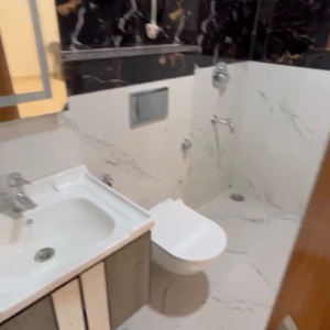 Attached Bathroom in 3 BHK Builder Floor at Chattarpur – for Sale