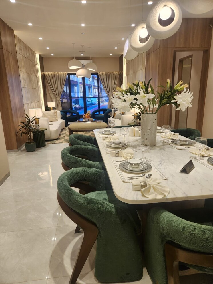 Dining area, adani-samsara-ivana 4 Bedroom 3200 Sq.Ft. Apartment In Sector 63 Gurgaon 9264467