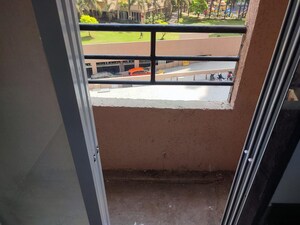 Balcony in 1 BHK Apartment at Metropolis Rivera, Kasarvadavali – for Rent