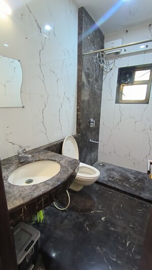 Bathroom in 3 BHK Apartment at Prabhadevi – for Rent