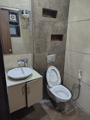 Bathroom in 3 BHK Apartment at Dhakoli – for Sale