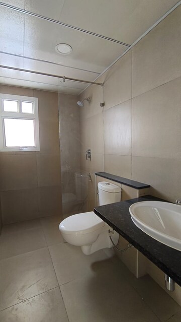 Bathroom in 3 BHK Apartment at Sobha Windsor, Whitefield – for Rent