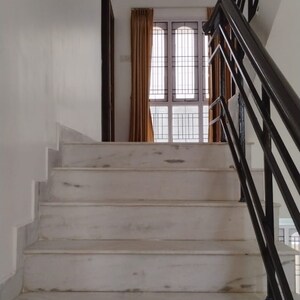 Staircase in 4 BHK Independent House at Manjeera Residency, Jubilee Hills – for Rent
