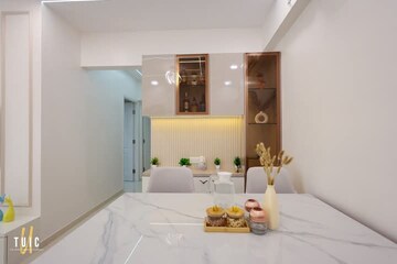 Dining area in 3 BHK Apartment at Palam Colony – for Sale