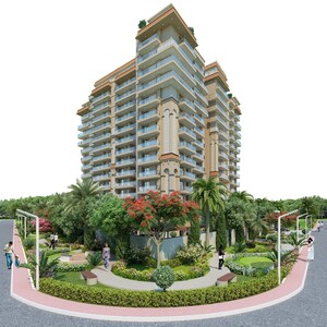 4 BHK Apartment – Exterior View View at Vrindavan Yojna - for Sale