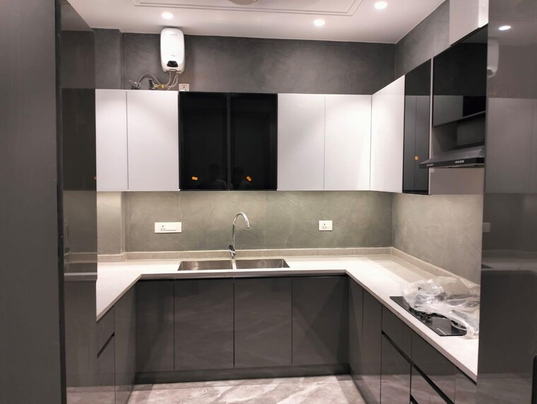 Kitchen, kalkaji 3 Bedroom 1800 Sq.Ft. Builder Floor In Kalkaji Delhi 9264843