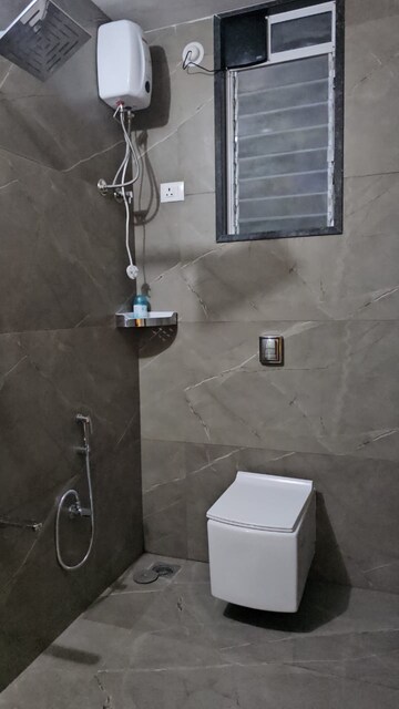 Bathroom in 3 BHK Apartment at Ghansoli – for Rent