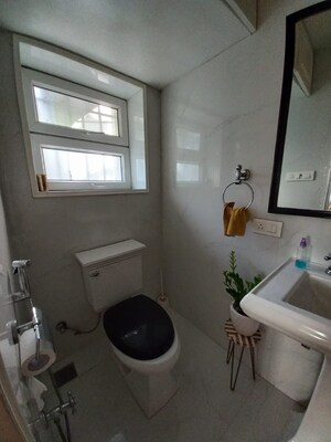 Bathroom in 2 BHK Apartment at Vishnu Dham, Bandra West – for Rent