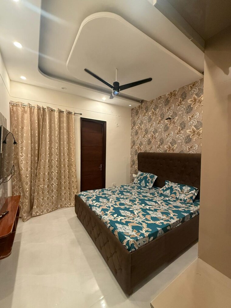 Bedroom, dhakoli 3 Bedroom 1530 Sq.Ft. Apartment In Dhakoli Zirakpur 9264856