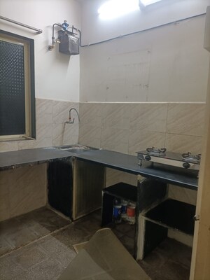 Kitchen in 1 RK Apartment at Ghansoli – for Rent