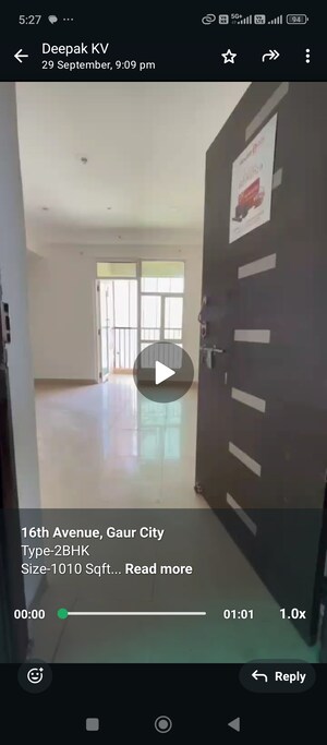 2 BHK Apartment For Sale in Gaur City-2, Gaur City 2