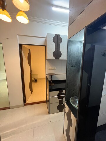 Living Room in 1.5 BHK Apartment at Seven Bunglow – for Rent