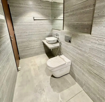 Bathroom in 1 BHK Apartment at Andheri West – for Rent