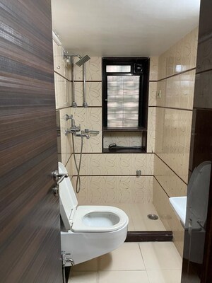 Bathroom in 3 BHK Apartment at Santacruz West – for Rent